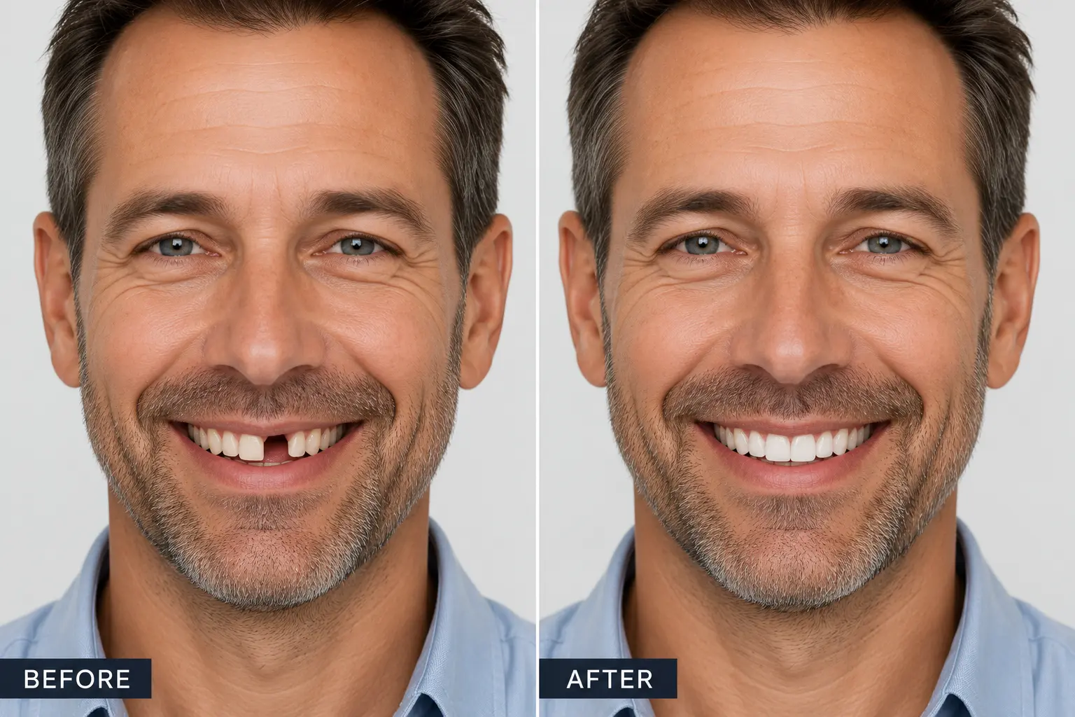 After dental implant procedure