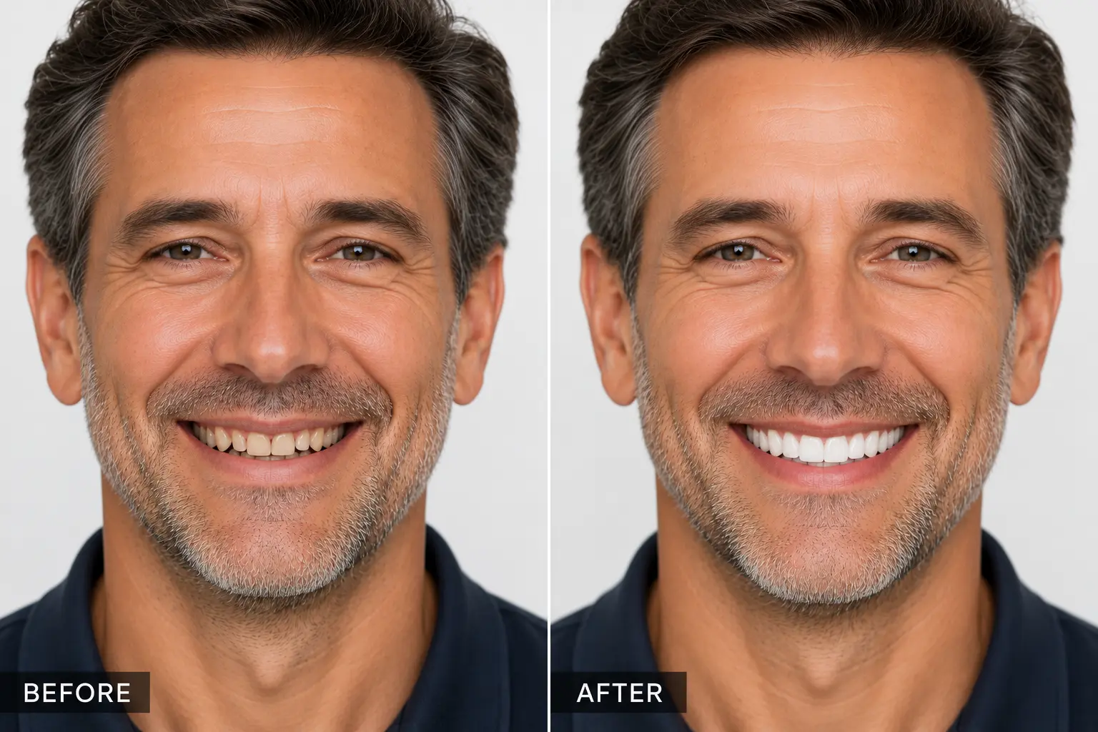 After cosmetic dentistry treatment